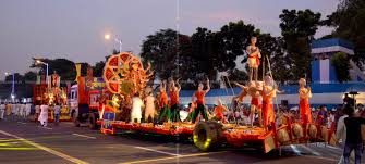 জয়নগরে দুর্গাপূজার বিসর্জনের শোভাযাত্রায় পুলিশের বাধা Police Detained Durgapuja Procession